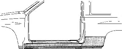 VAN WEZEL 3770101 -  Накладка порога